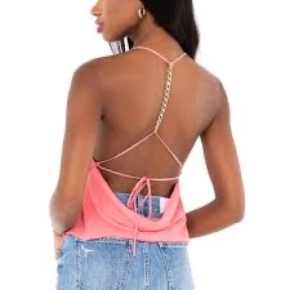 Amanda Uprichard Tops - Amanda Uprichard Marietta Gold Chain Tank